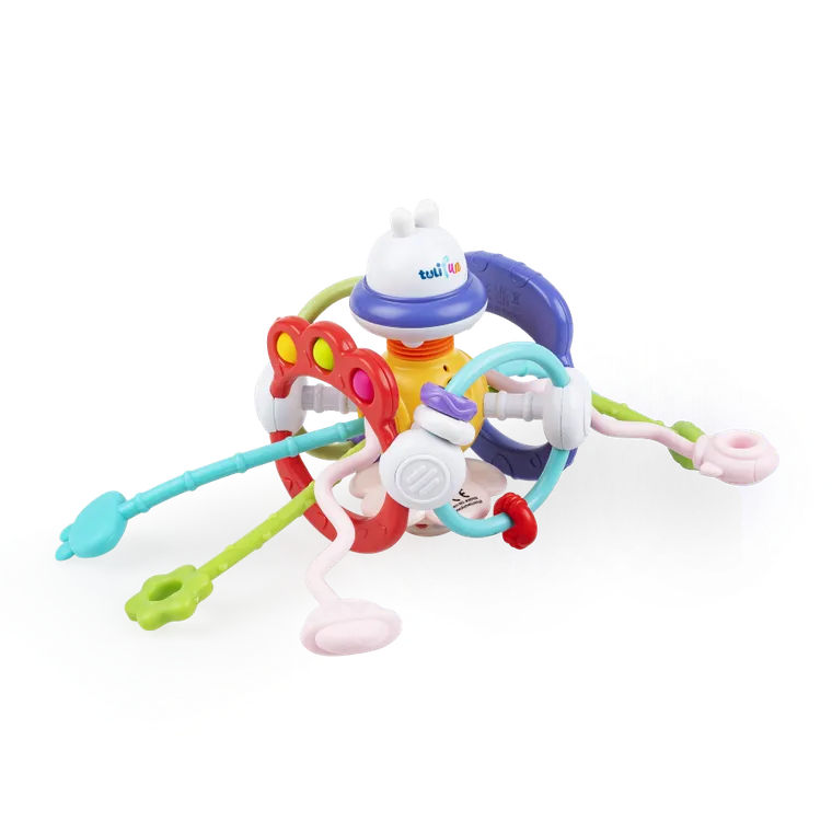 TuliFun, Króliczek Kolorowe Linki, zabawka sensoryczna