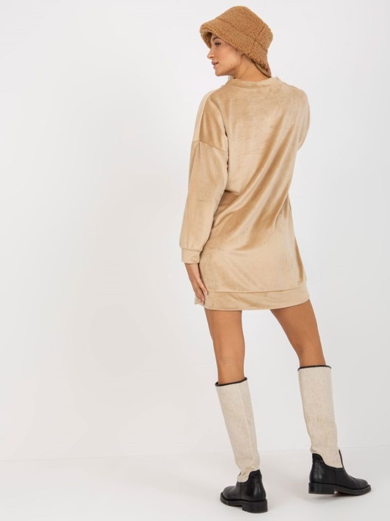 Tunika damska, beżowa, Rue Paris