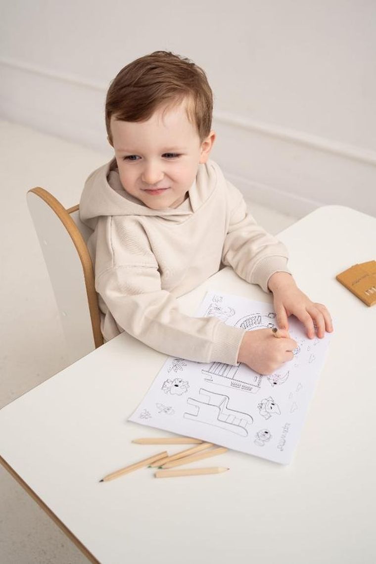 tupti.wood, stolik + krzesełko