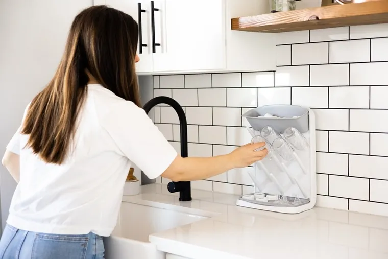 Ubbi, suszarka stojąca na butelki i smoczki, grey