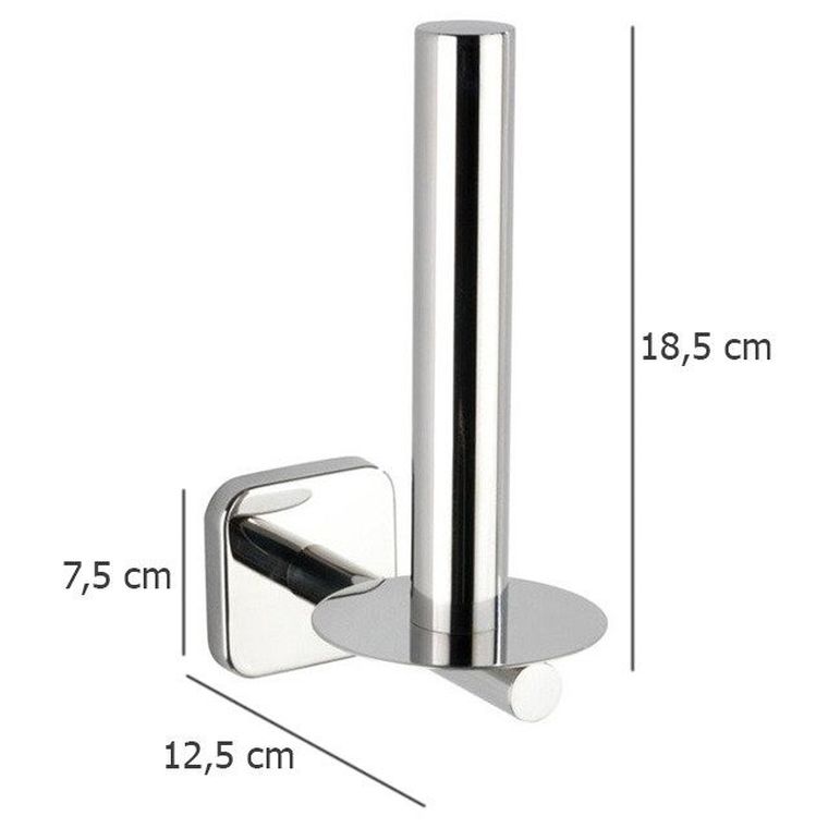 Uchwyt na papier toaletowy, naścienny, Mezzano