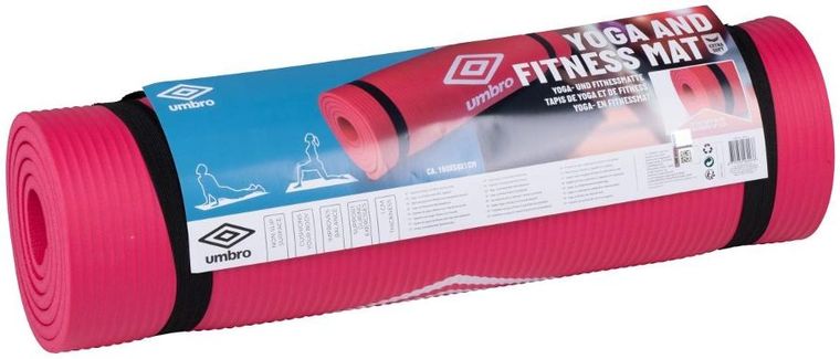 Umbro, mata fitness, antypoślizgowa, 190-58-1 cm, różowa