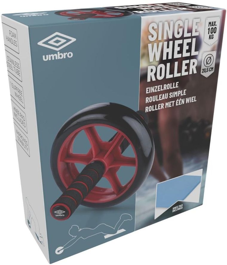 Umbro, wałek rehabilitacyjny, pojedynczy, czerwony