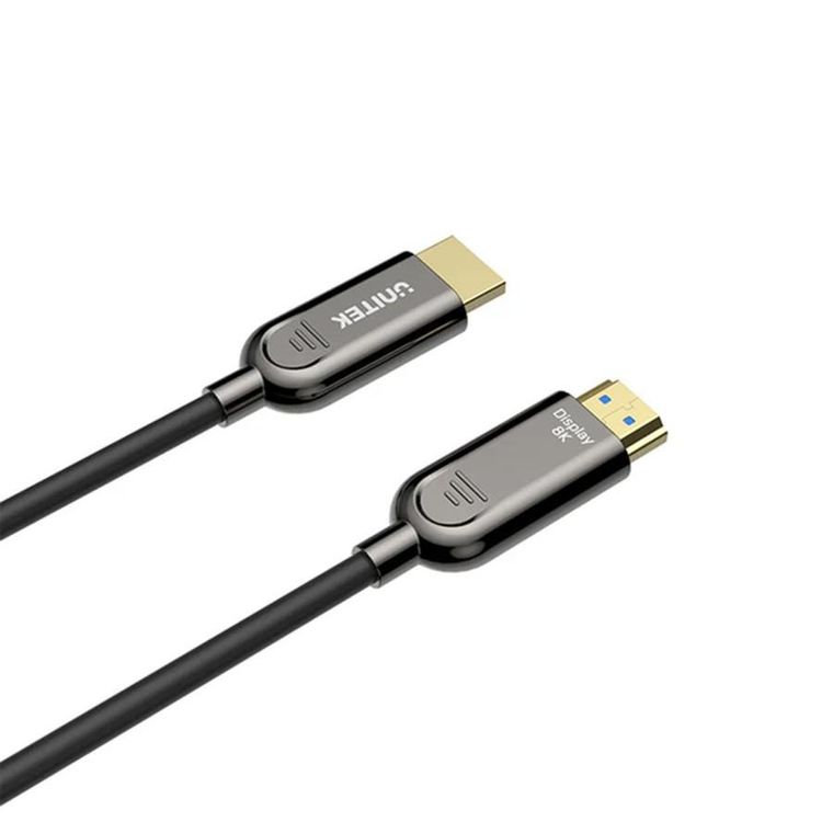Unitek, kabel HDMI, optyczny, 2.1 AOC, 8K, 120HZ, 5m