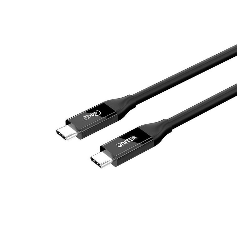 Unitek, kabel USB-C, 4.0 PD, 100W, 40 GBPS, 8K, 2m