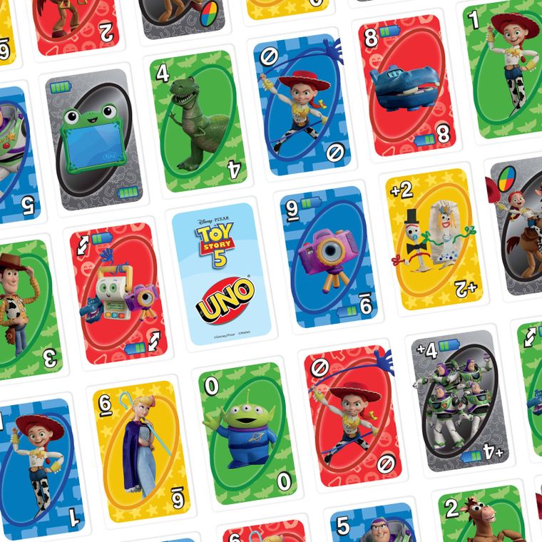 UNO Toy Story 5, gra karciana