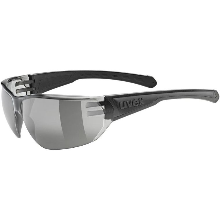 Uvex, Equate, okulary rowerowe, black matt-smoke