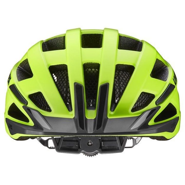 Uvex, I-vo 2, kask rowerowy, 60-64 cm, neon yellow-black matt