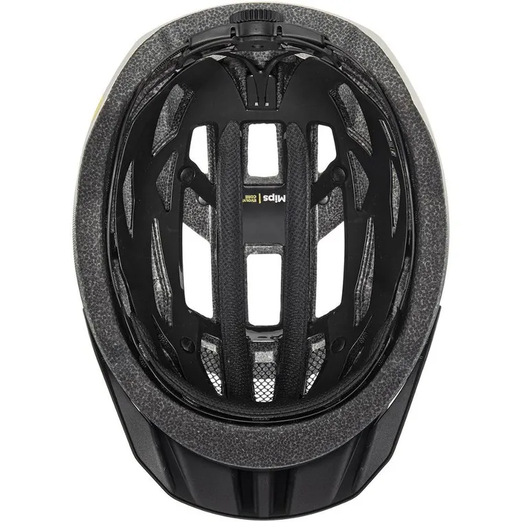 Uvex, I-vo 2 MIPS, kask rowerowy, 56-60 cm, warm grey-black matt