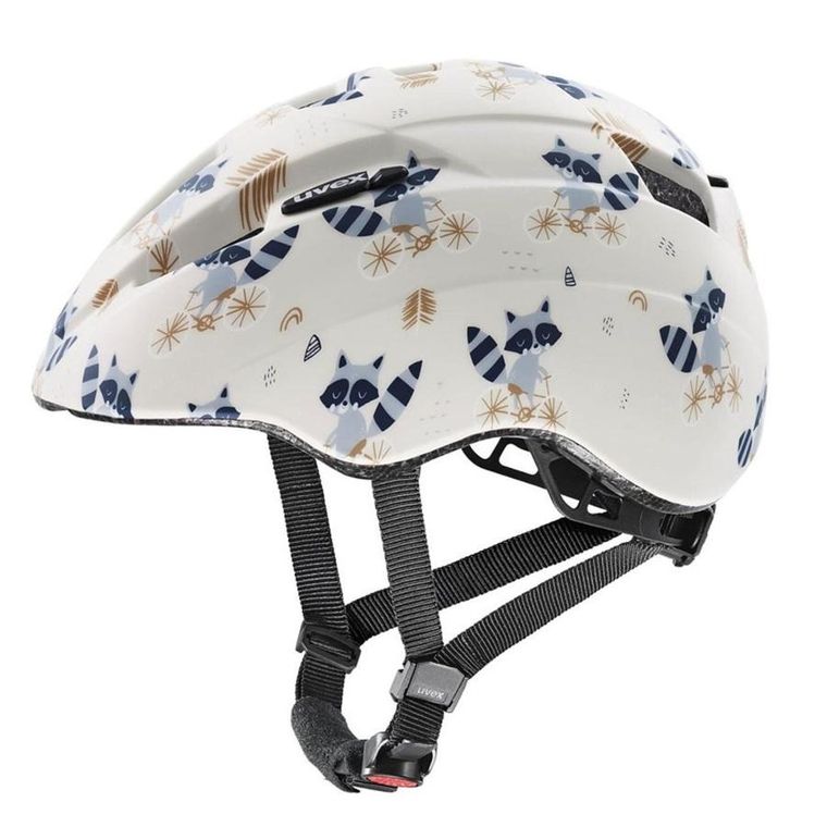 Uvex, Kid 2 CC, kask rowerowy, dziecięcy, raccoon matt, 46-52  cm