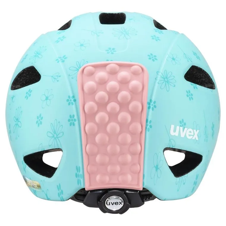 Uvex, Oyo Style, kask rowerowy dziecięcy, flowers cyan matt, 50-54 cm
