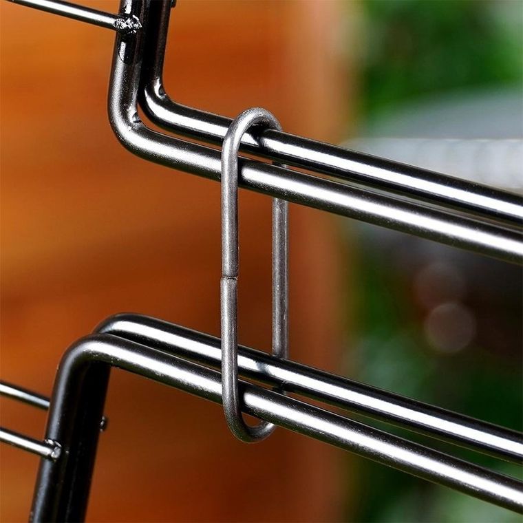 Vaggan, ruszt do grillowania burgerów, metalowy, czarny, 49-21,1 cm