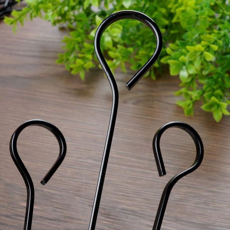 Vaggan, szpikulce do szaszłyków, stalowe, czarne, 31.5 cm, 8 szt.