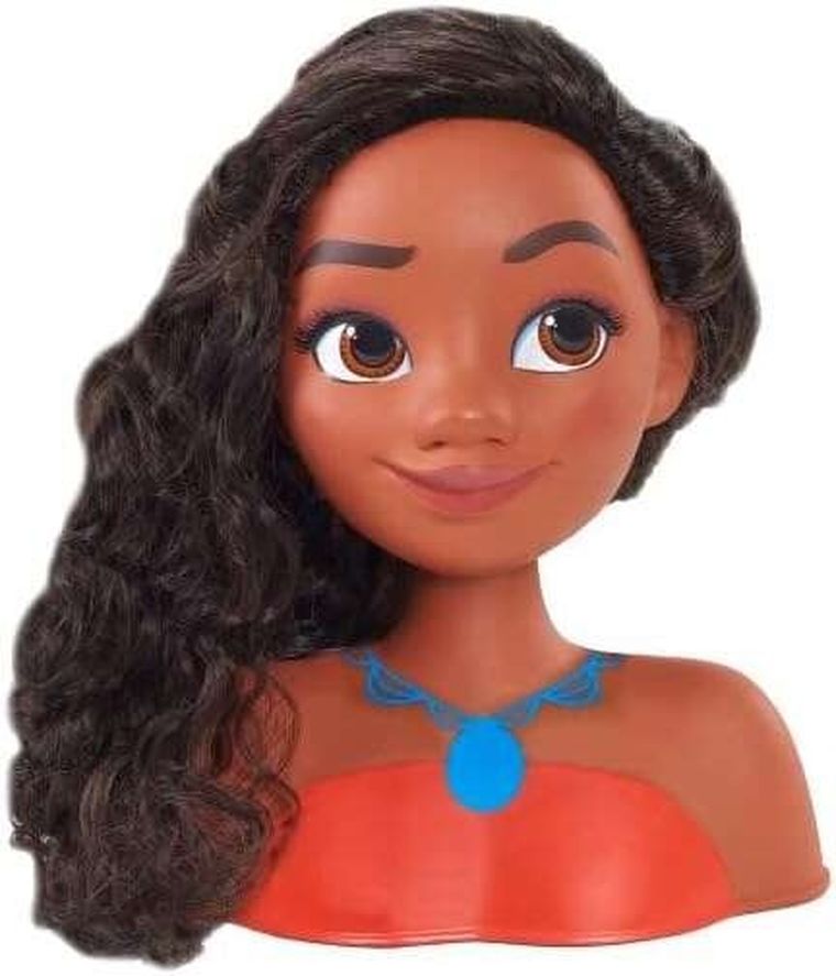 Vaiana, Moana, głowa do stylizacji, zestaw ze szczotką