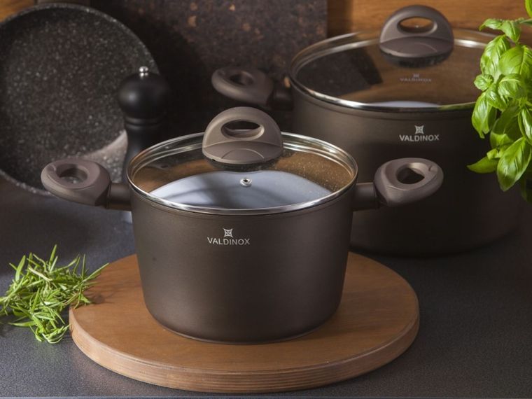 Valdinox, Aurum, garnek z pokrywą, 3,2 l, 20 cm
