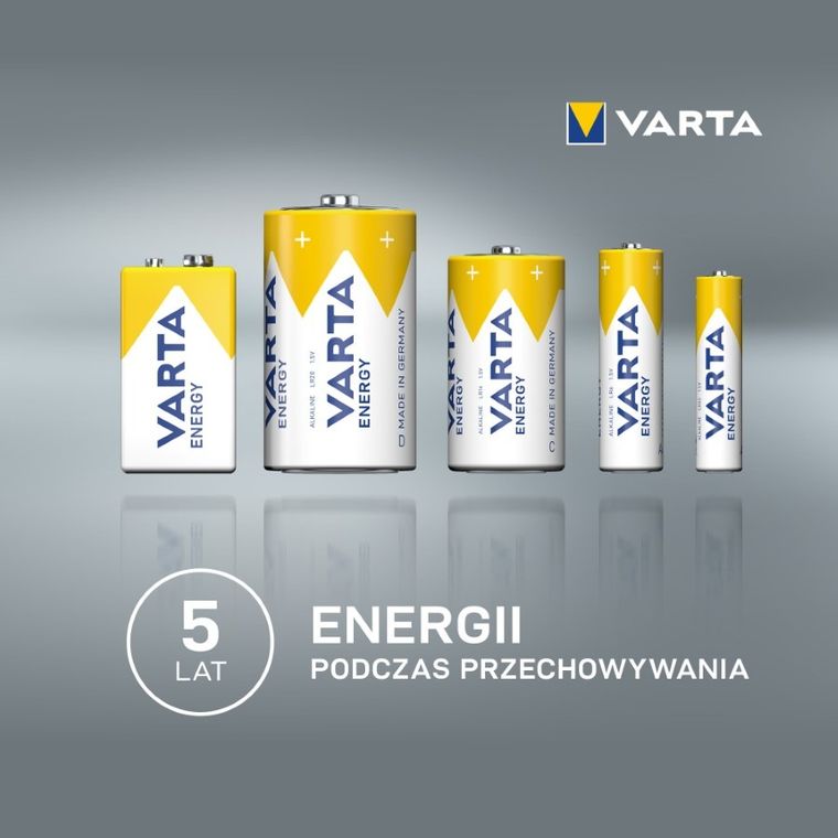 VARTA, Energy, bateria alkaliczna, LR6, AA, 4 szt.