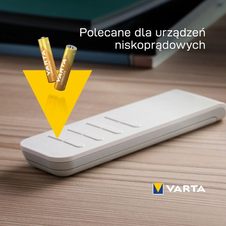 VARTA, Longlife, bateria alkaliczna, LR03, AAA, 4 szt.