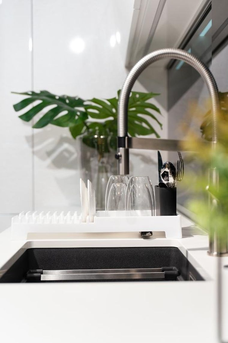 Vialli Design, Livio Duo, ociekacz na naczynia, biały