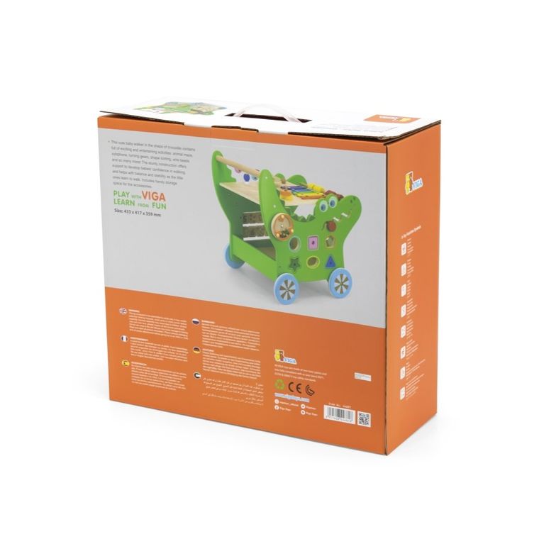 Viga, chodzik dla dzieci, krokodyl