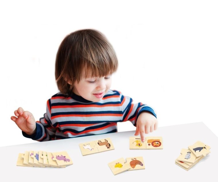 Viga, Mama i dziecko, połącz pary, puzzle logiczne