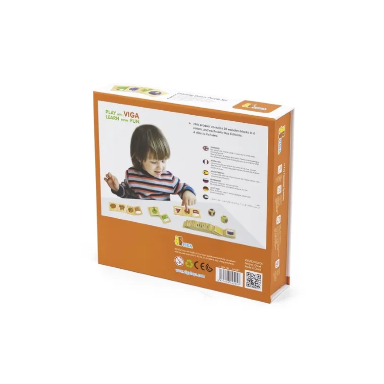 Viga, puzzle, układanka, zestaw do nauki kolorów