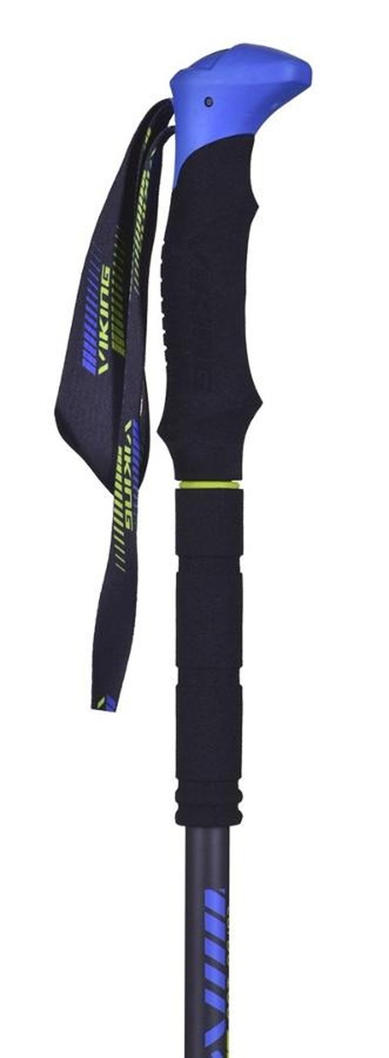 Viking, Carbo Lite, kije trekingowe, czarno-limonkowe