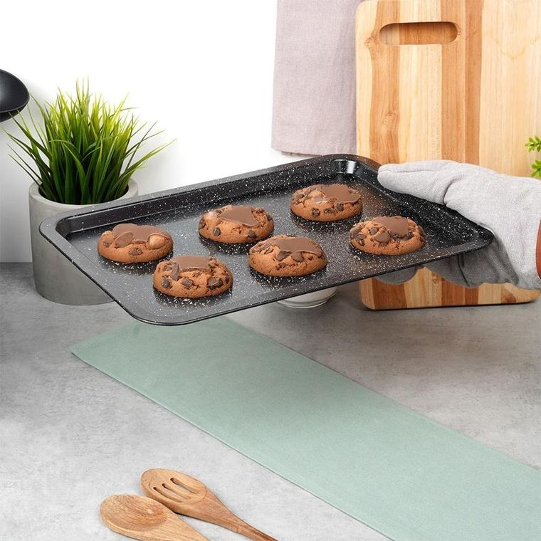 Vilde, blacha do pieczenia, granitowa, 38-26,5-1,5 cm