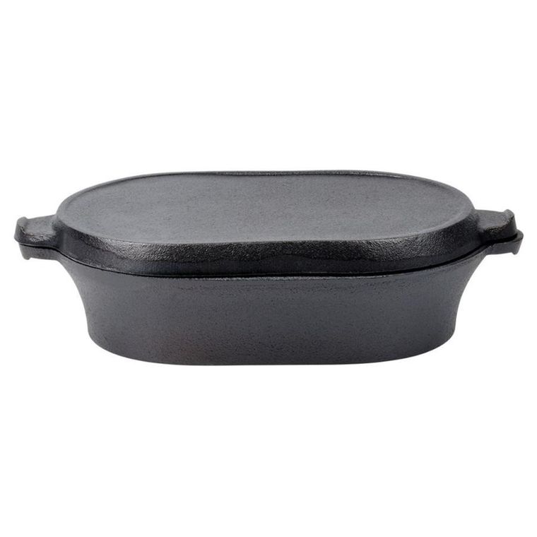 Vilde, Cast Line, brytfanna żeliwna z pokrywką 2w1, 28-16 cm, 1,2 l