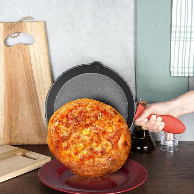 Vilde, Cast Line, patelnia z silikonową nakładką, żeliwna, 25 cm