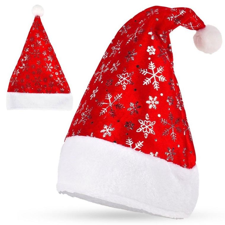 Vilde, czapka mikołaja z pomponem, 43 cm