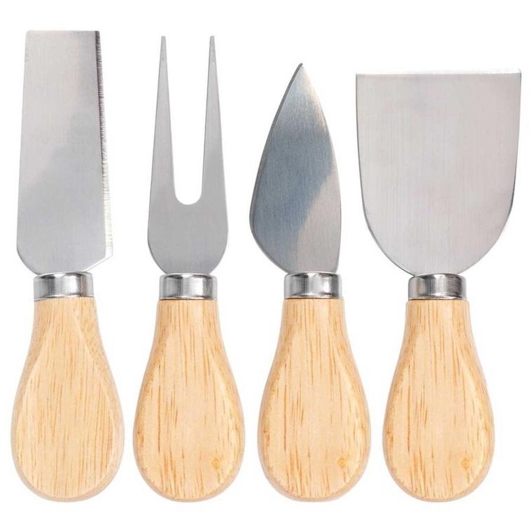 Vilde, deska do serów z nożami, bambusowa, 5 elementów