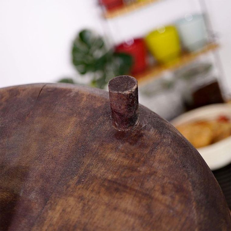 Vilde, deska drewniana, taca do serwowania, na nóżkach, 30 cm