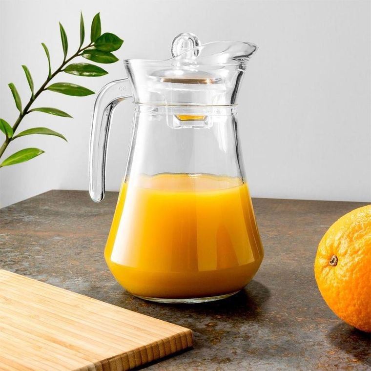 Vilde, dzbanek szklany z uchwytem i pokrywką, 1,4 l