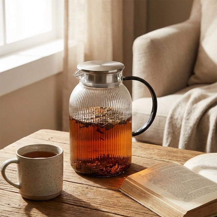 Vilde, dzbanek z pokrywką, szklany, 1,5l