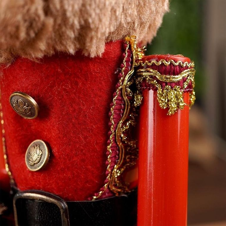 Vilde, figurka dekoracyjna miś, dziadek do orzechów, 39 cm