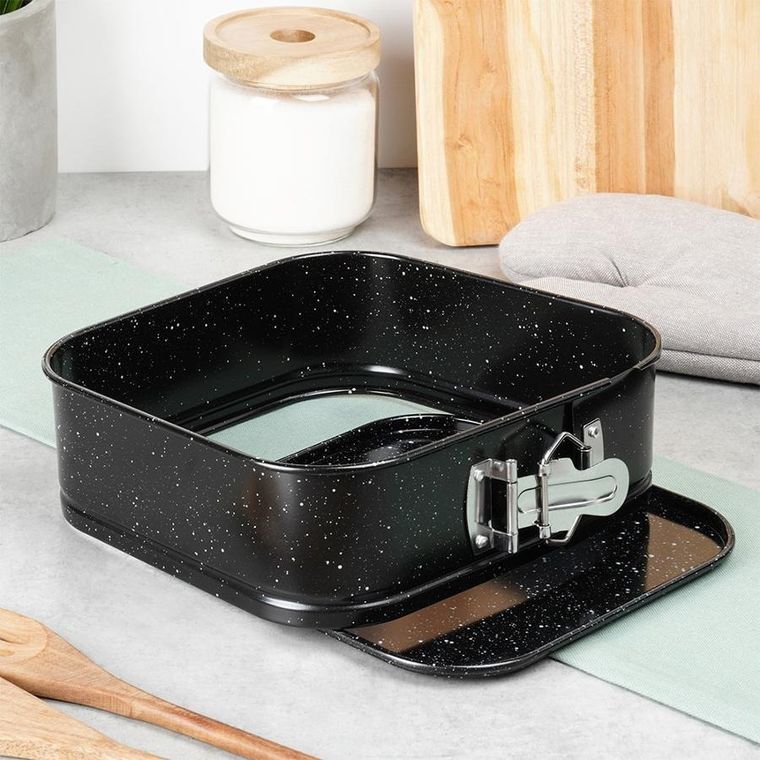 Vilde, forma do pieczenia, rozpinana, granitowa, 20-20-6,8 cm