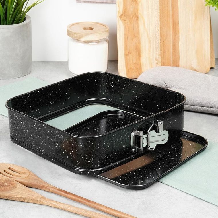 Vilde, forma do pieczenia, rozpinana, granitowa, 24-24-6,8 cm