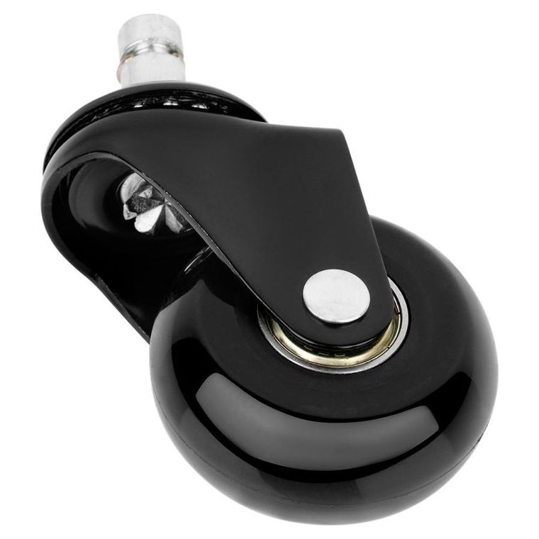 Vilde, kółka do fotela kauczukowe, 5 cm/10 mm, 5 szt.