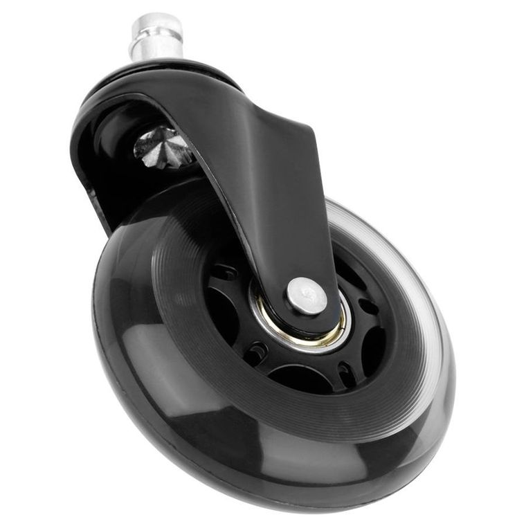 Vilde, kółka do fotela kauczukowe, 7,5 cm/11 mm, 5 szt.