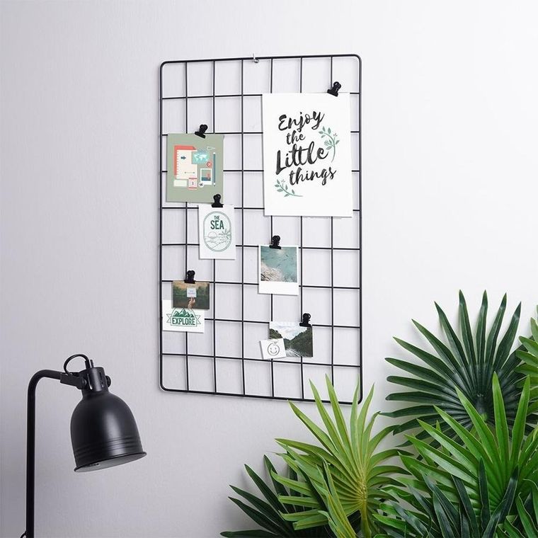 Vilde, kratka na zdjęcia, metalowa czarna, 58-36 cm