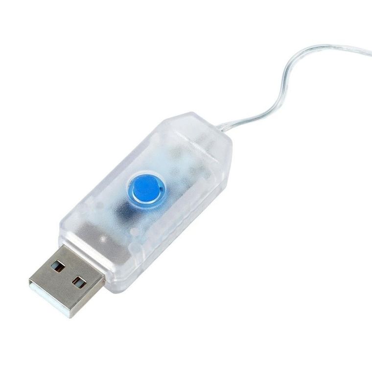 Vilde, kurtyna świetlna z pilotem, 300 LED, 3m