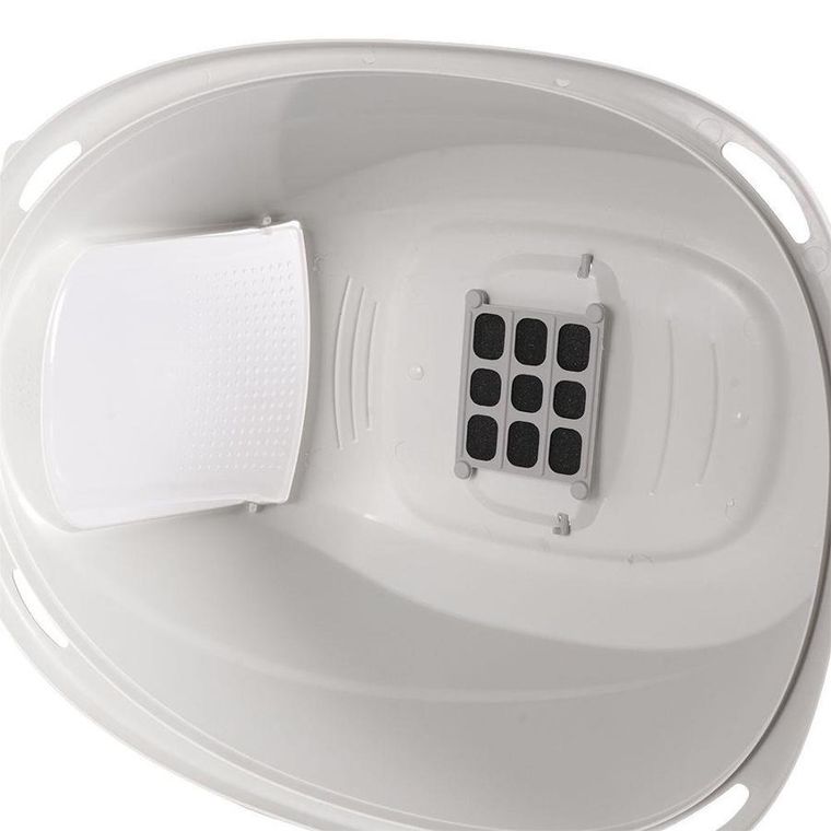 Vilde, kuweta dla zwierząt z filtrem, szara, 45-35-33 cm