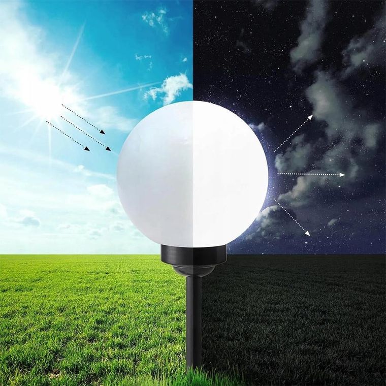 Vilde, lampki ogrodowe solarne LED, wbijane, 33,5 cm, 6 szt.