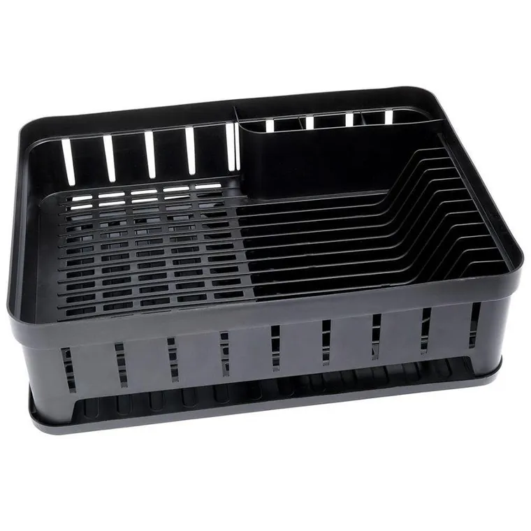 Vilde, Loft, ociekacz do naczyń, czarny, 39,8-31-12 cm