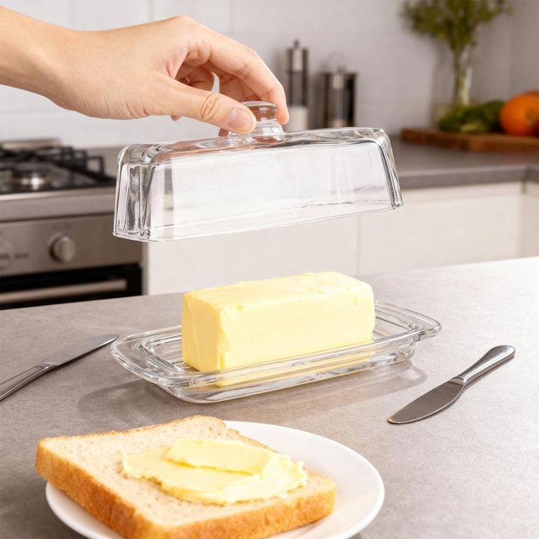 Vilde, maselniczka, szklana, 20-9,5-7,5 cm