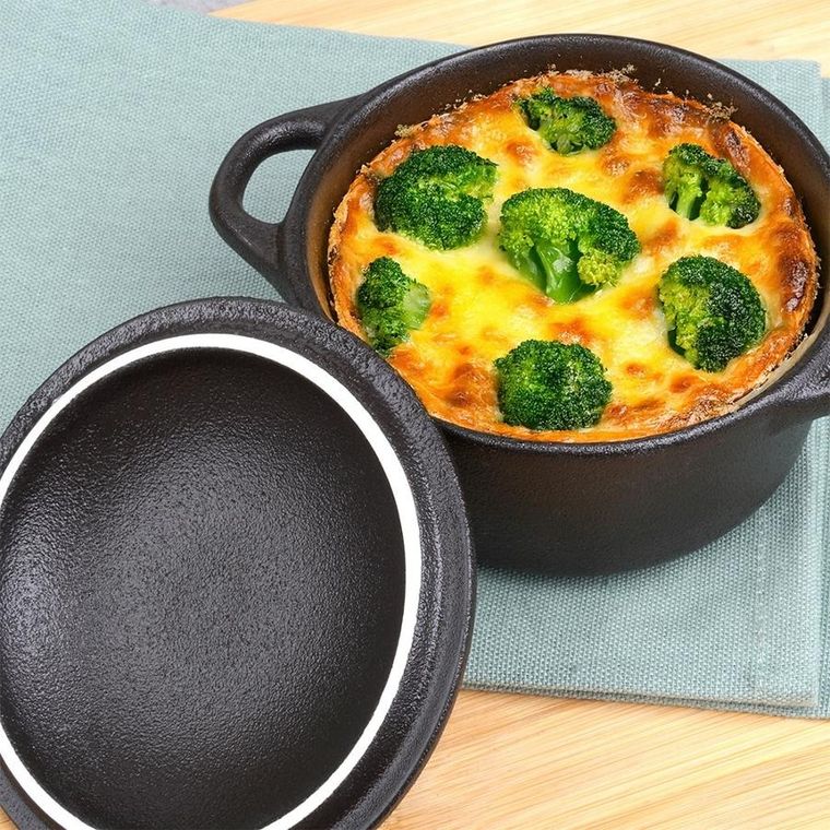 Vilde, miseczka do zapiekania, porcelanowa z pokrywką, 450 ml