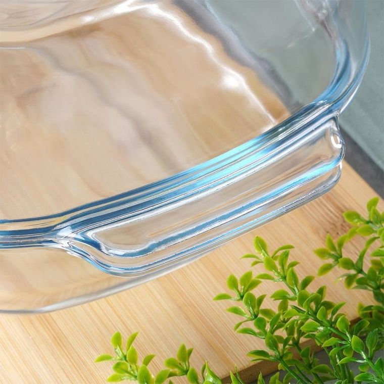 Vilde, naczynie żaroodporne z pokrywką, szklane, 3,1+2,6 l