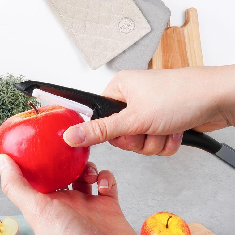 Vilde, obierak do warzyw i owoców ceramiczny pionowy, 19 cm