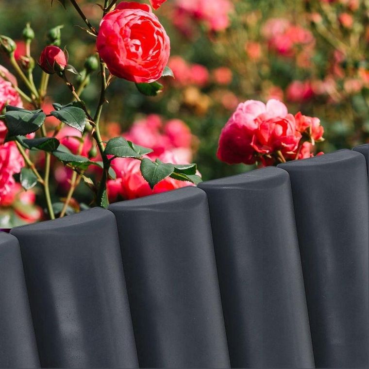 Vilde, palisada ogrodowa, grafitowa, 25 cm