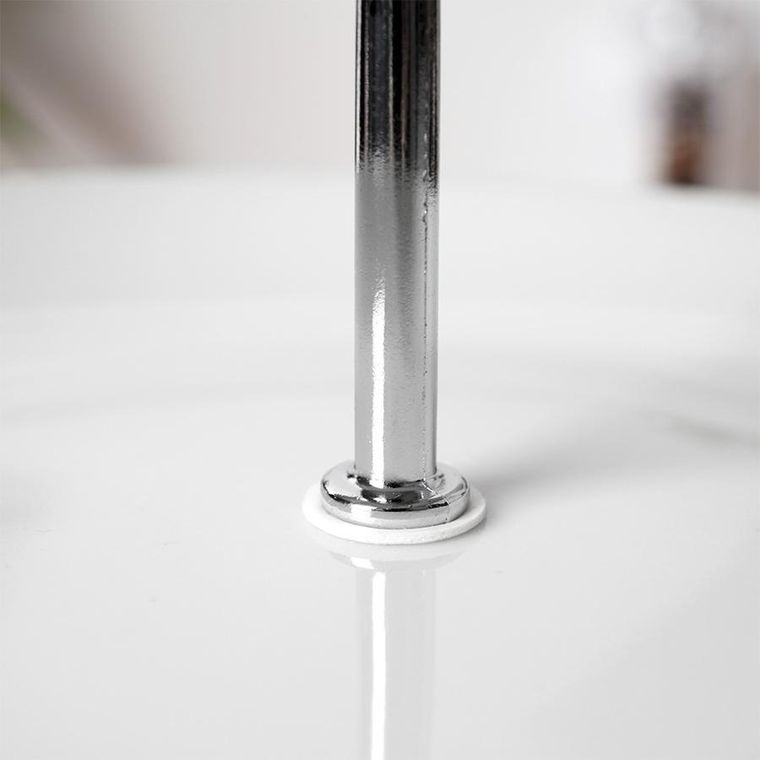 Vilde, patera porcelanowa, biała, 3-piętrowa, 34 cm